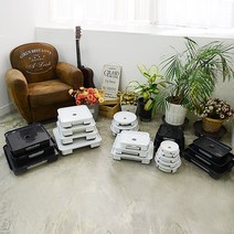플라스틱 화분 물받침대 직사각형 둥근모서리 찍힘방지, 화이트, 1개