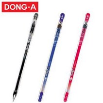 동아 3-제로펜 (0.38mm) 개폐식 볼펜, 적색, 1타스