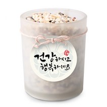 [인디케이] 건강하시고 행복하세요 원형 [텍] 10개, 아이보리