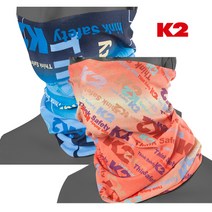 K2 쿨룩 국산 정품 멀티스카프 쿨맥스 원단 버프 아이스 쿨넥 머플러, K2 쿨룩 멀티스카프(오렌지)