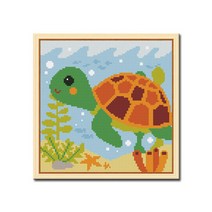 아트홀릭 DIY 보석십자수 액자 그림 비즈 대형, D205_거북이의 바닷속탐험