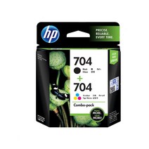 HP F6V33AA (No.704) 정품잉크, 블랙+칼라, 1개