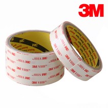 3M 4920 VHB 백색 아크릴폼 양면테이프 1.5M, 50mm, 1개
