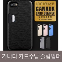 씨앤메이드 폰애드 가나다 슬라이드 카드범퍼 핸드폰 케이스