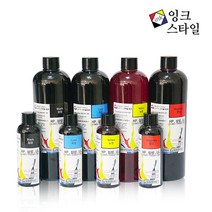 스타일잉크 브라더 프린터 LC535 LC539 DCP-J100 DCP-J105 MFC-J200 무한리필잉크, 1. 4색세트 100ml, 1개