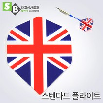 셀바이 블랙스콜피온 경기용 전자다트핀3P 실버비어 다트팁 다트배럴 다트, 02영국_플라이트3매