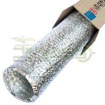 알루미늄닥트호스 250mm-10m 은박10호 알루미늄자바라 식당환풍배기용 후렉시블닥트호스 통풍장치용호스 덕트호스 음식점환기용 자바라주름호스, 1개