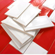 타일닷컴 75X150 직사각 타일, 14. 면취 유광 화이트