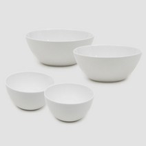 [화이트블룸] 공기2 대접2, 단일옵션, 상세 설명 참조