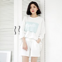 지기젠 여성용 3부 밴딩 면 반바지