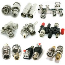 더블스피드 BNC RCA 동축 CCTV 카메라 안테나케이블 연결 젠더 커넥터, AK0230