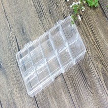 휴대용 투명 아크릴케이스 10칸, 1개