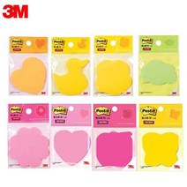 3M 모양 포스트잇 강한점착용 SSN D C 점착메모지/포스트잇, 오리