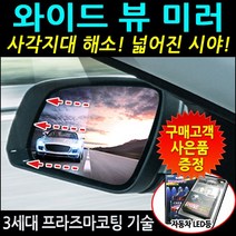 한신 와이드 뷰 사이드미러 - 일반미러, 1개, 03.르노삼성-뉴 SM5 (No.133)