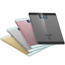 iscale 디지털체중계 SE, 메탈핑크, iscale SE