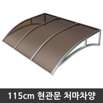 비오니 돌출115cm 현관문 라운딩처마차양 렉산 캐노피 DIY, 그린