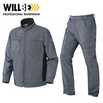 윌비 블랙진 사철복 상하의세트 PR104 PR404 작업복, 110