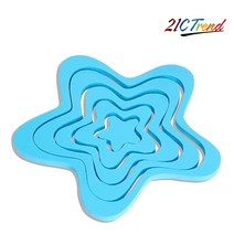 21세기트랜드 벽장식, 별(블루), 1세트