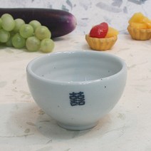 토비 희고백자 동동주잔, 1, 1개