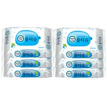 깨끗한나라 페퍼민트 물티슈 리필형, 30매, 6개