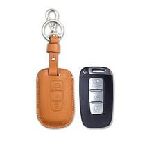 MESSI 현대 베라크루즈 키홀더, 3버튼 가죽브라운