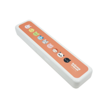 크린챔버 국내특허 애니팡 휴대용 칫솔살균기, DK-802, 블럭 오렌지(건전지용)