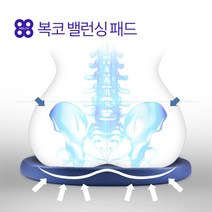 복코 밸런싱패드 자세교정방석 골반교정 허리교정 수험생방석 학생방석 운전자방석