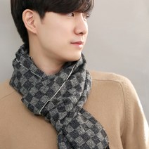 스타일밀 클래식한 디자인 남성 머플러 MZ 025 루이체크