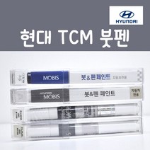 순정품 현대모비스 TCM 팬텀블랙 붓펜 카페인트, 1개, 8ml