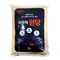 원당 비정제설탕 사탕수수 100%, 3kg, 1개