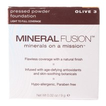 미네랄퓨젼 프레스드 파우더 파운데이션, Olive 3, 1개