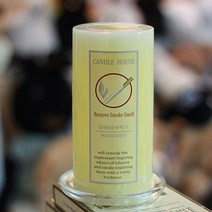 아로마캔들 무배 냄새제거 향초 3*6, 담배(복숭아)