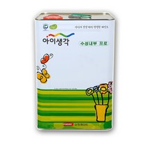 [삼화페인트] 아이생각 수성내부프로 친환경페인트 - 18L 무광, 0004A