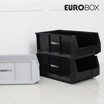 EURO BOX 유로박스 다용도 멀티 수납박스, 블랙XL