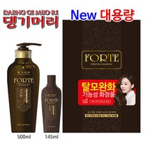 댕기머리 포르테 프레스티지 샴푸액 500ml+145ml 두피케어 샴푸, 1set, 645ml