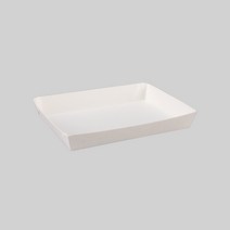 pigowl 사각 종이접시 1-3호(10cmX14.2cm) 100개 일회용기
