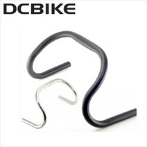 픽시용 알루미늄 커브드롭바 [일자바부품 호환용], 검정, 1개