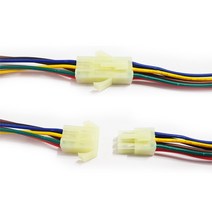 velton 하네스커넥터 방수커넥터 자동차전원 배선 연결 DIY LED배선작업, 6P소, 1개