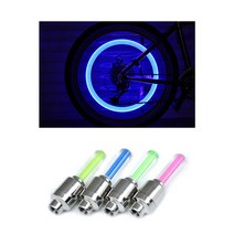 (상상피플) LED 자전거 바퀴 라이트 휠라이트(2개 세트), 블루