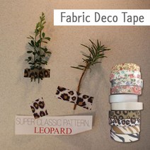 패브릭 데코 테이프 데코레이션 장식 리폼 포인트 패브 릭테이프, Type 17-도트 브라운