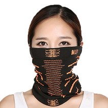 volegarb 자전거마스크, 블랙+오렌지