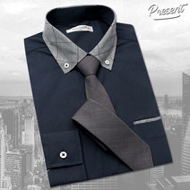 오마보이 [슬림핏] 남성용 고품격 솔리드 와이셔츠 DNI31NA