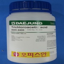 오피스안 트리클로로아세트산 Trichloroacetic acid 500G 1KG 시약, 500ml