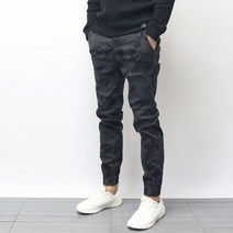 밴딩 카모 스판 조거팬츠 3color