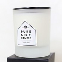 [캔들레이디] 캔들용기 - 9온즈 (투명 불투명 블랙), 9온즈 불투명, 1개