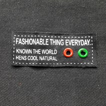 스피드라벨 아일렛패치, 블랙 FASHIONABLE, 1개입