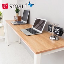 e스마트 노트북책상겸 사이드테이블1600x400, 아카시아:(사각다리)블랙
