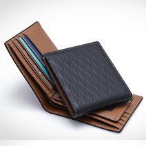 주신 남자 반지갑 가죽 이니셜 각인 남자지갑