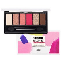 에뛰드하우스 컬러풀 드로잉 판타스틱 컬러 아이즈 팩트 아이섀도, 마젠타 드로잉, 1개