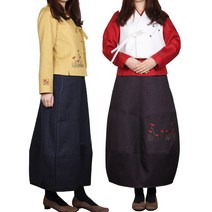 설사랑초 스커트 단아한의 개량한복 생활한복 계량한복 퓨전한복 법복 절옷 절복 여성 여자 롱 치마